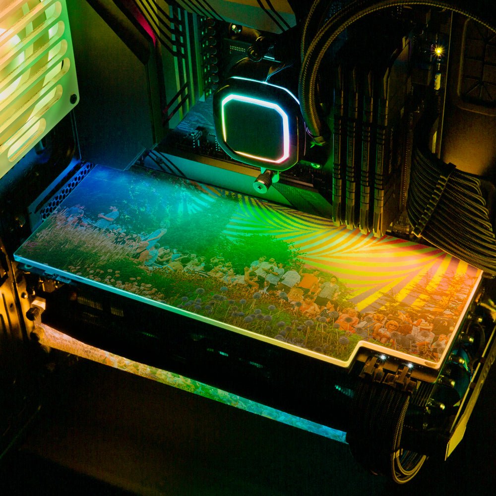 The Gardens RGB GPU Backplate - Gabrielle Salonga - V1Tech