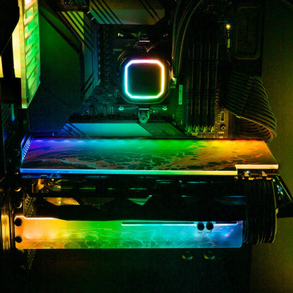 The Great Deceiver RGB GPU Backplate - Maalavidaa - V1Tech