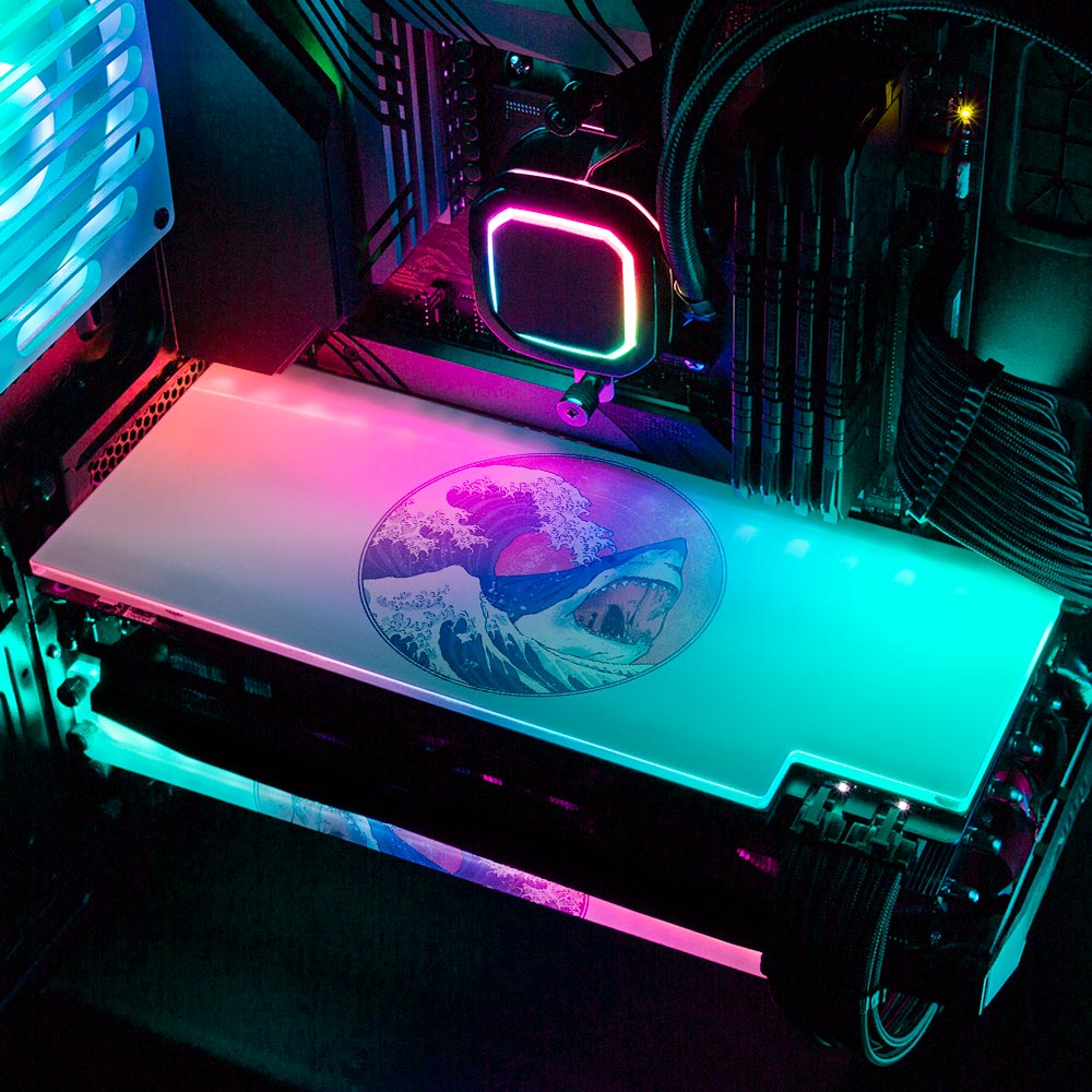 The Great Shark RGB GPU Backplate - Fanfreak - V1Tech