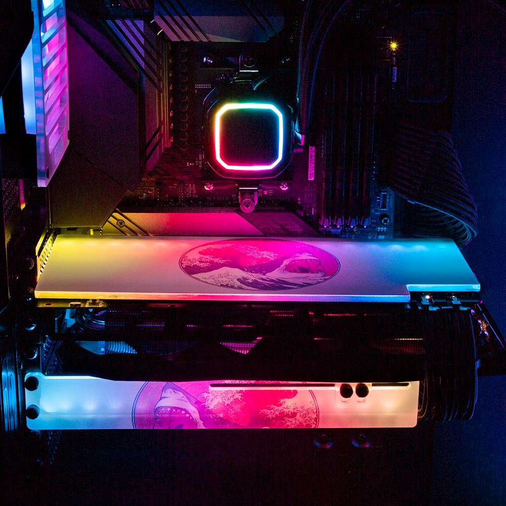 The Great Shark RGB GPU Backplate - Fanfreak - V1Tech