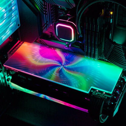 The Inexorable Passage of Time RGB GPU Backplate - Guedda HM - V1Tech