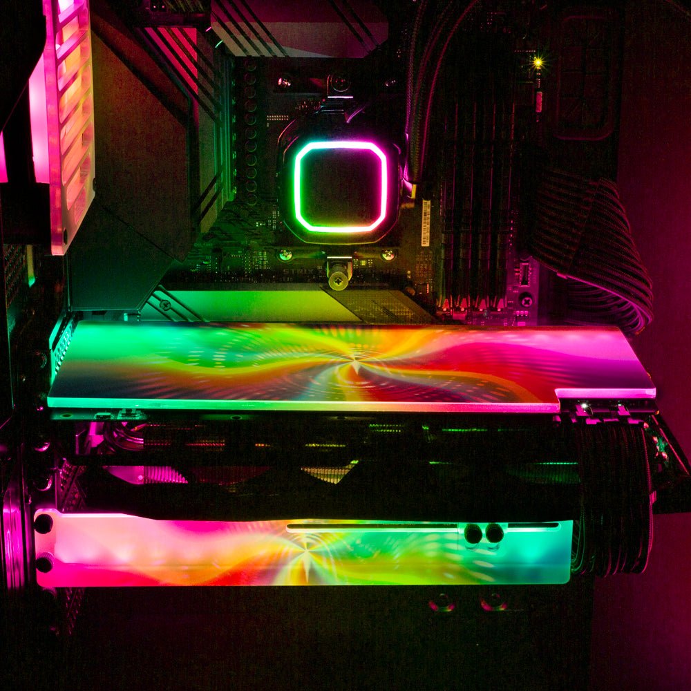 The Inexorable Passage of Time RGB GPU Backplate - Guedda HM - V1Tech