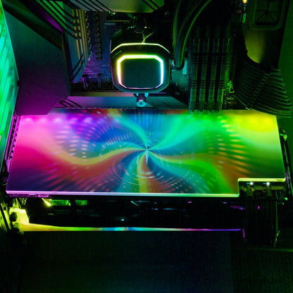 The Inexorable Passage of Time RGB GPU Backplate - Guedda HM - V1Tech