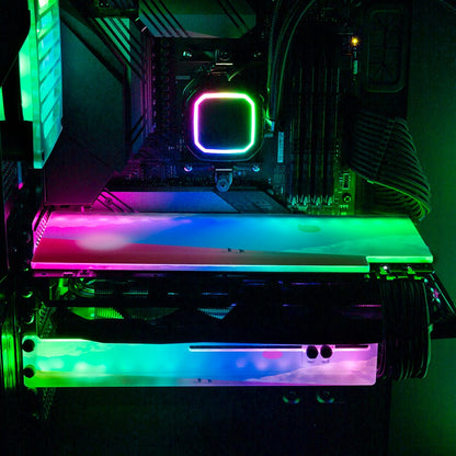 The Journey RGB GPU Support Bracket - Spectacular.way - V1Tech