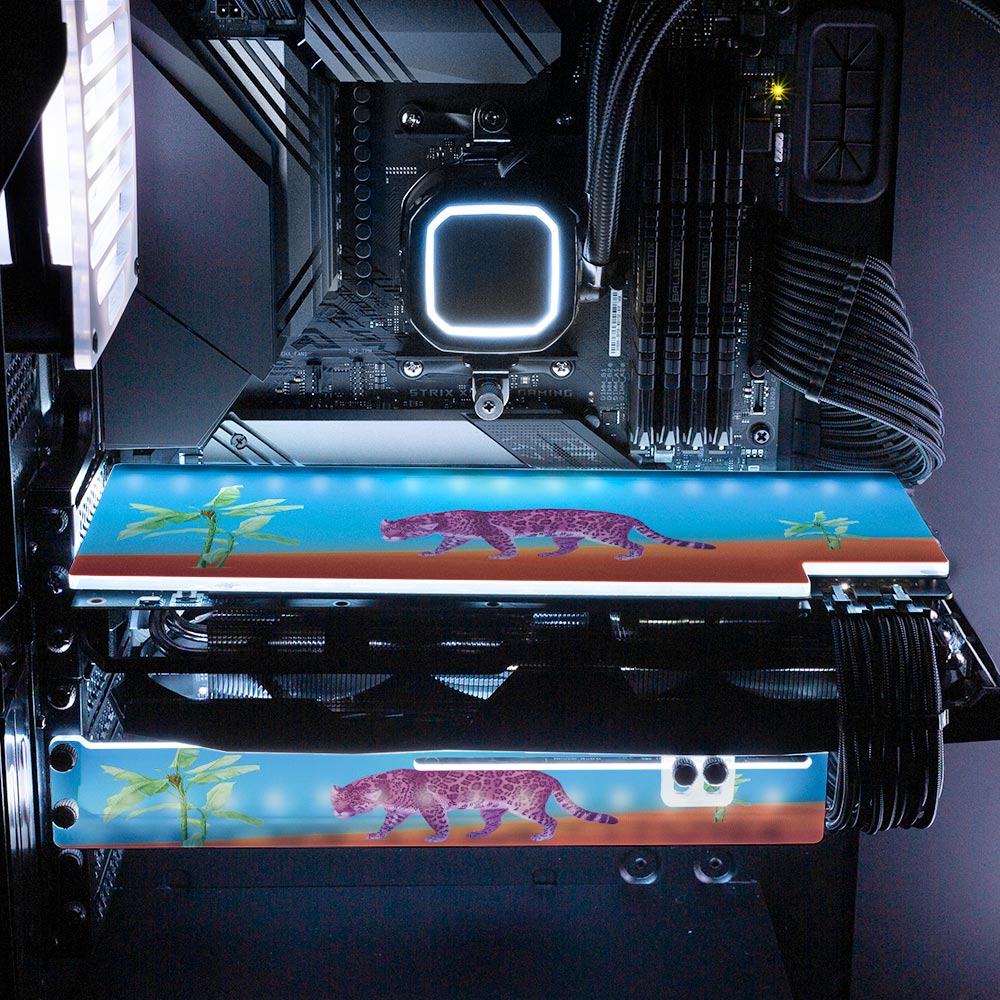 The Jungle RGB GPU Backplate - Spectacular.way - V1Tech