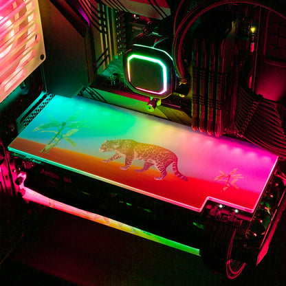 The Jungle RGB GPU Backplate - Spectacular.way - V1Tech