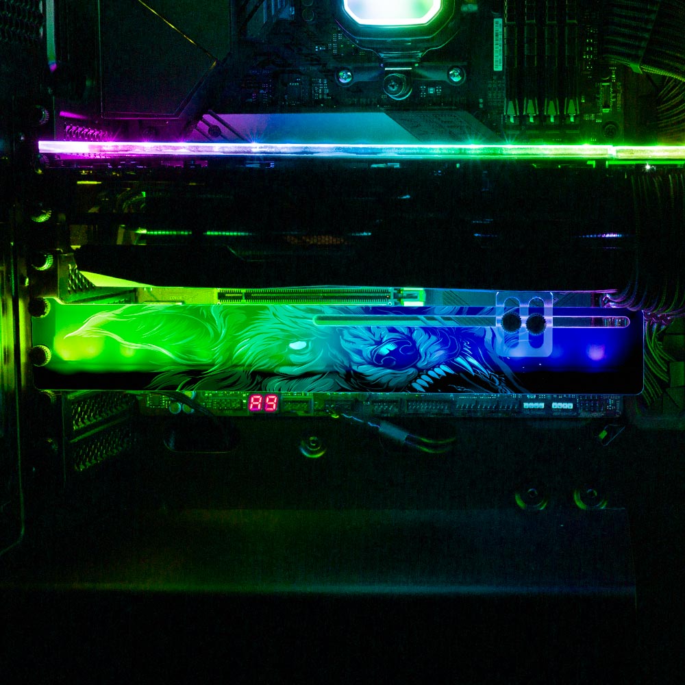 The Last Bite RGB GPU Support Bracket - Daniele Caruso - V1Tech