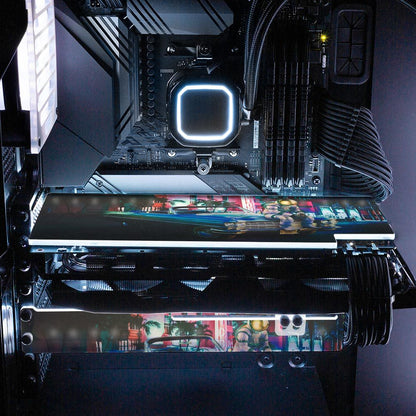 The Night Rider RGB GPU Backplate - Seamless - V1Tech