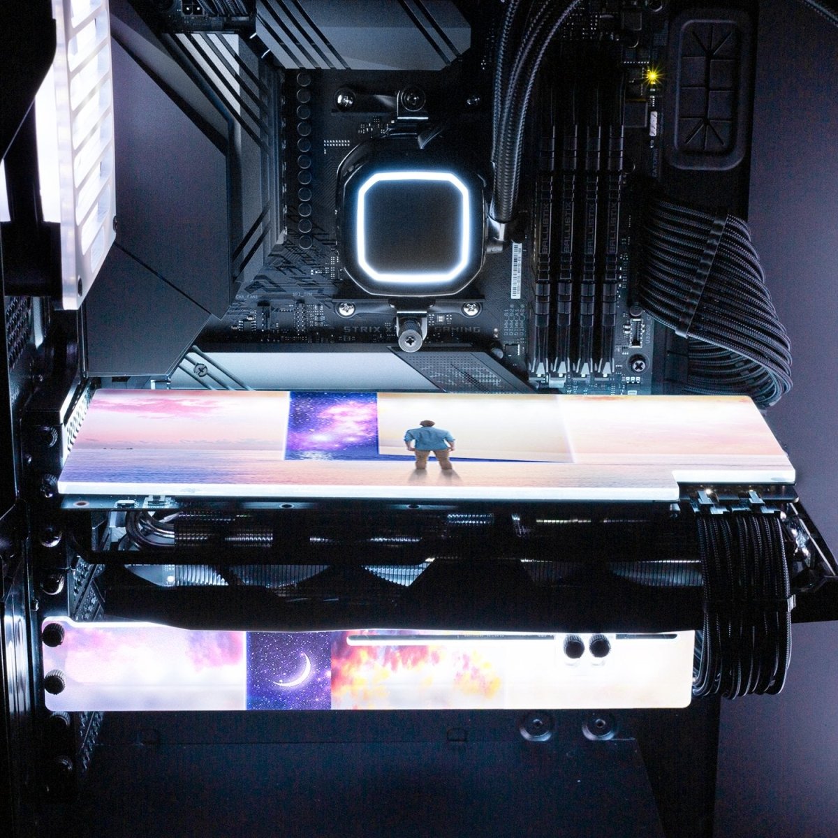 The Nights Door RGB GPU Backplate - Perphotal - V1Tech