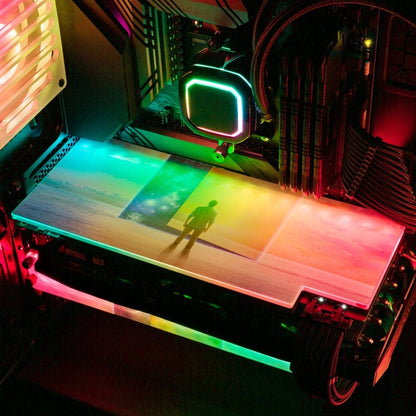 The Nights Door RGB GPU Backplate - Perphotal - V1Tech