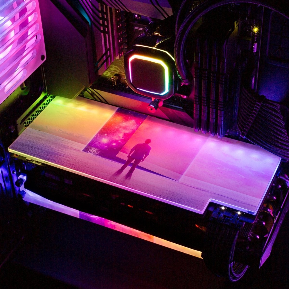 The Nights Door RGB GPU Backplate - Perphotal - V1Tech