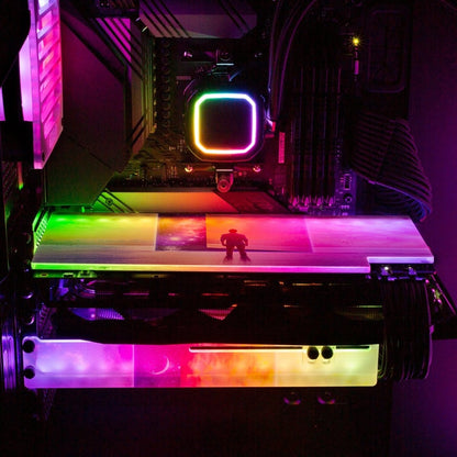 The Nights Door RGB GPU Backplate - Perphotal - V1Tech