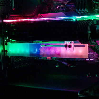 The Nights Door RGB GPU Support Bracket - Perphotal - V1Tech