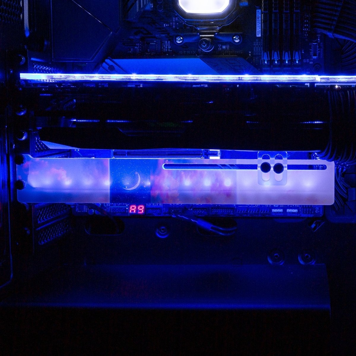 The Nights Door RGB GPU Support Bracket - Perphotal - V1Tech