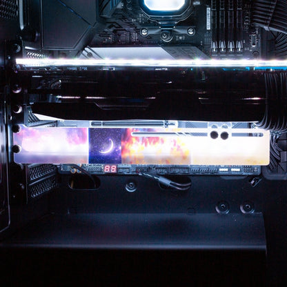 The Nights Door RGB GPU Support Bracket - Perphotal - V1Tech