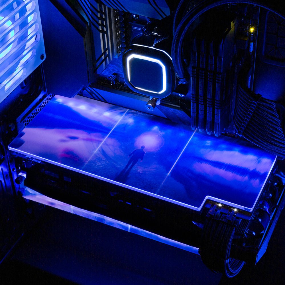 The Shallow Lakes Portal RGB GPU Backplate - Perphotal - V1Tech