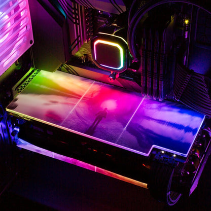 The Shallow Lakes Portal RGB GPU Backplate - Perphotal - V1Tech