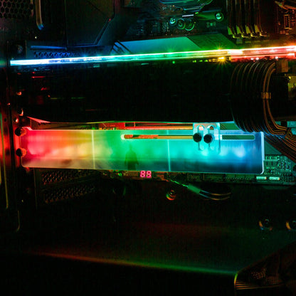 The Shallow Lakes Portal RGB GPU Support Bracket - Perphotal - V1Tech