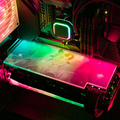 The Shepherdess Rebirth RGB GPU Backplate - Ghost Data - V1Tech