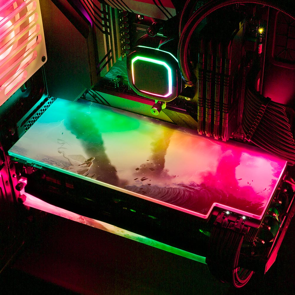 The Storm RGB GPU Backplate - Ismaeel Shaikh - V1Tech