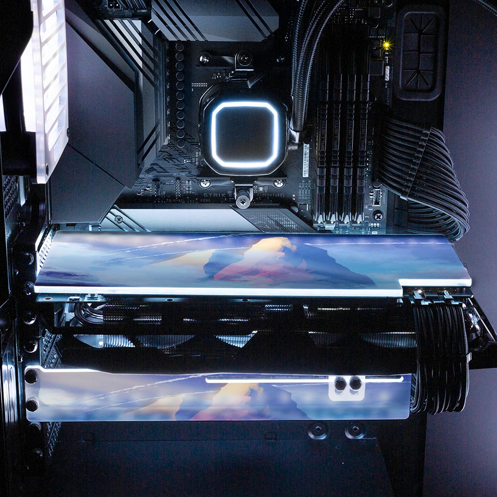 The Wanderer RGB GPU Backplate - Seerlight - V1Tech