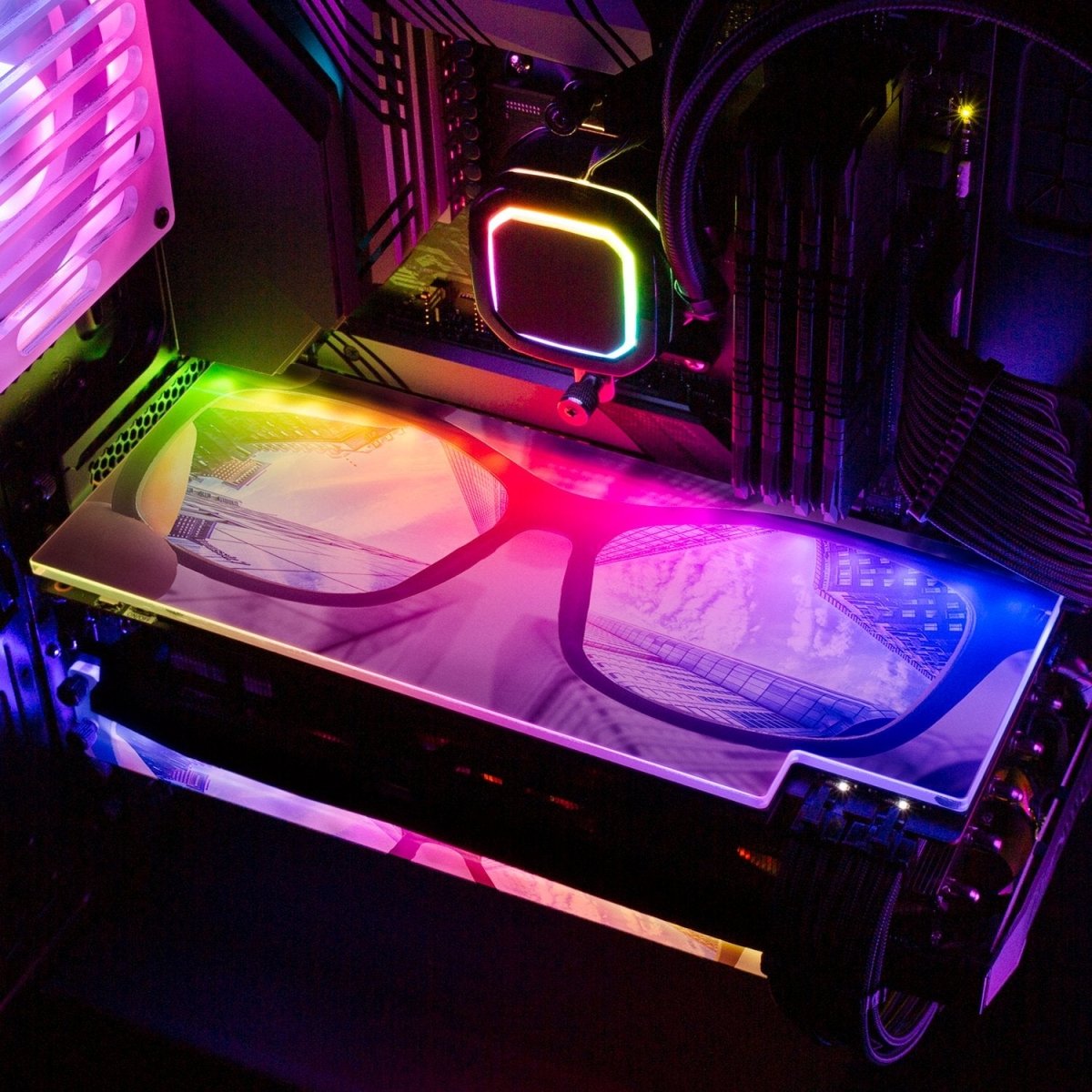 The Way I See the World RGB GPU Backplate - Perphotal - V1Tech