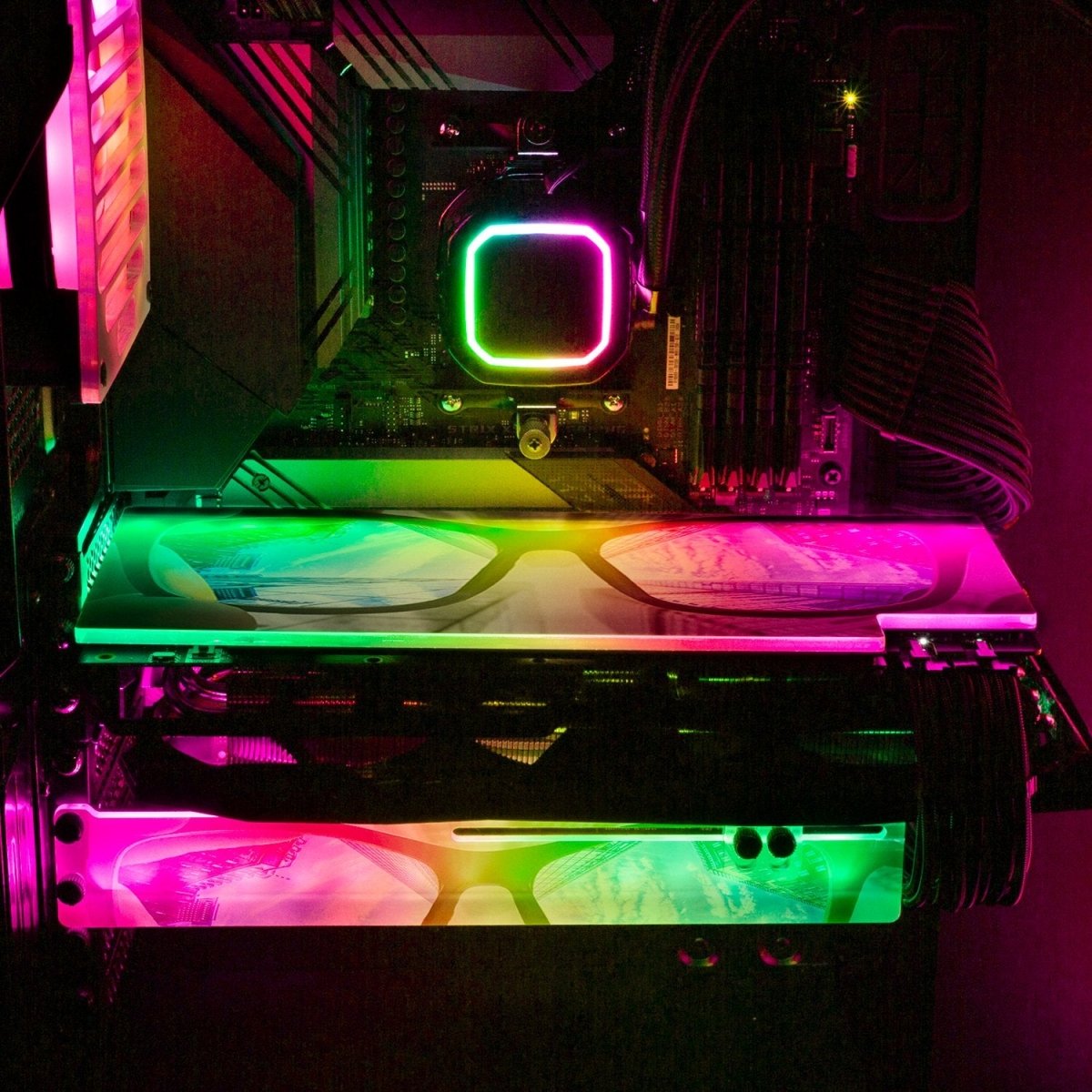 The Way I See the World RGB GPU Backplate - Perphotal - V1Tech