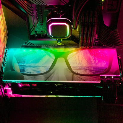 The Way I See the World RGB GPU Backplate - Perphotal - V1Tech