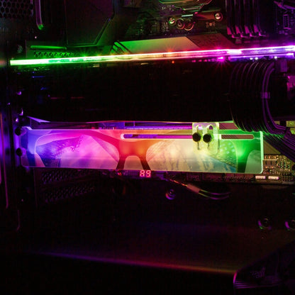 The Way I See The World RGB GPU Support Bracket - Perphotal - V1Tech