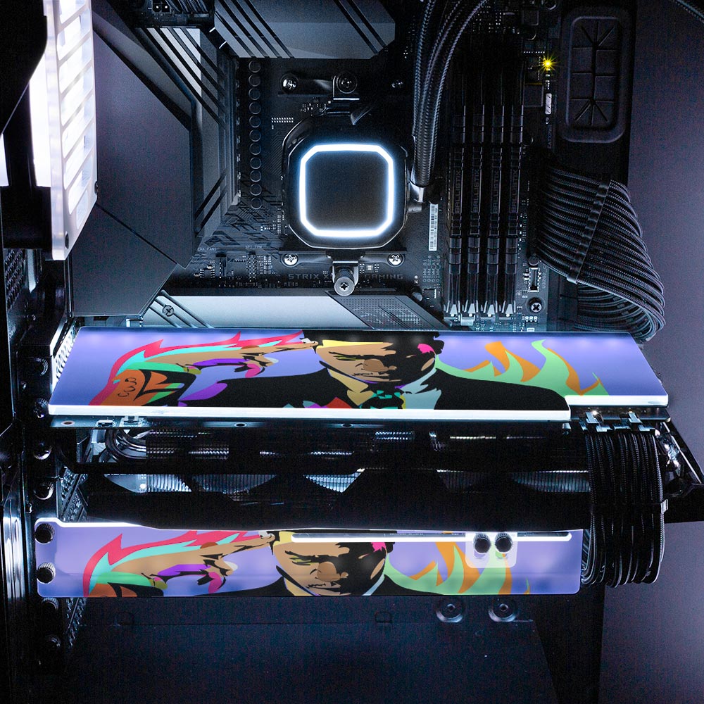 Thinkingdrome RGB GPU Backplate - Technodrome1 - V1Tech