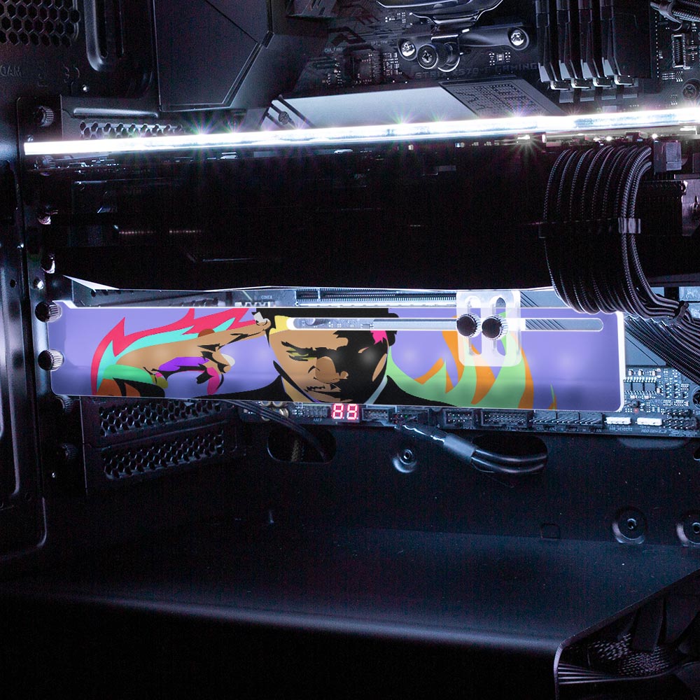 Thinkingdrome RGB GPU Support Bracket - Technodrome1 - V1Tech