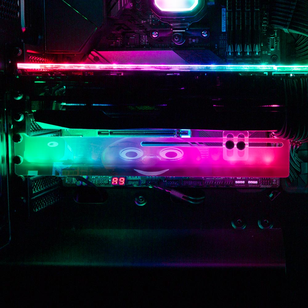 THNSSBS RGB GPU Support Bracket - The Dizzy Viper - V1Tech