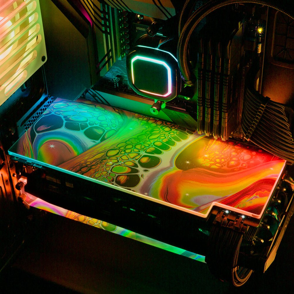 Those Days in the Sun RGB GPU Backplate - Maalavidaa - V1Tech