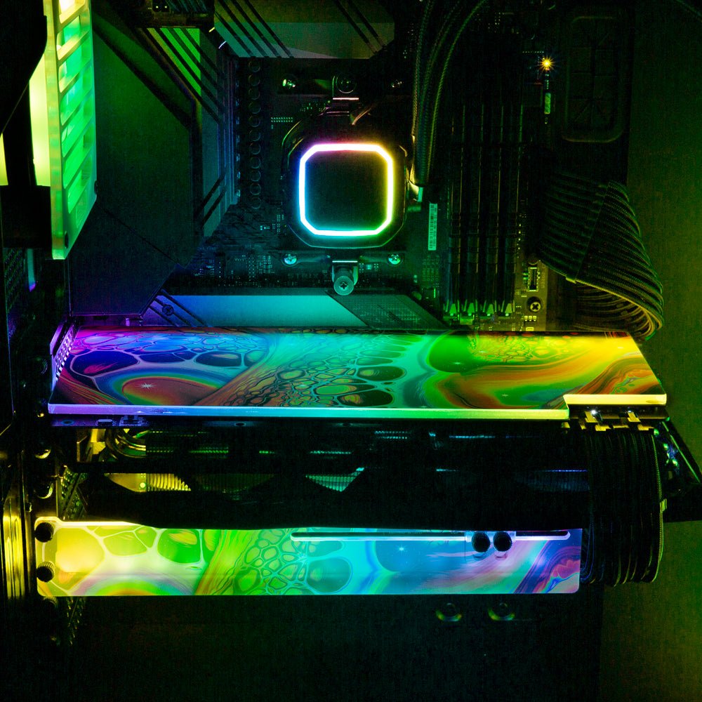 Those Days in the Sun RGB GPU Backplate - Maalavidaa - V1Tech