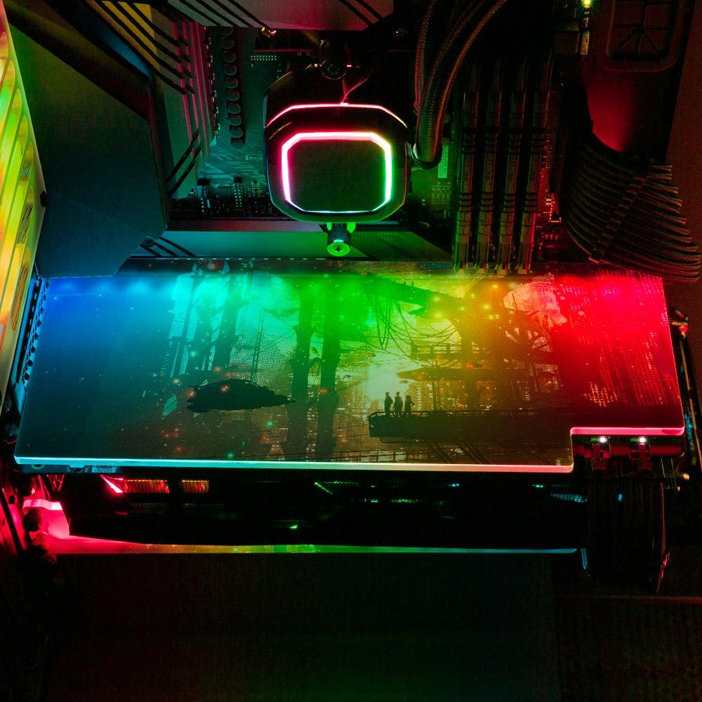 Three Friends RGB GPU Backplate - Dan Giuz - V1Tech