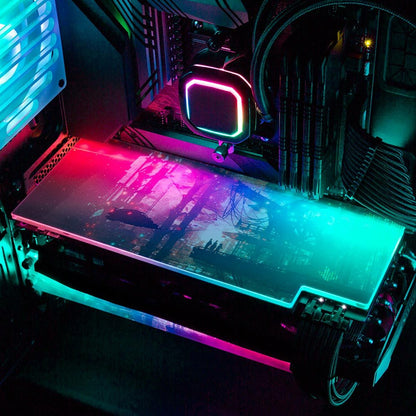 Three Friends RGB GPU Backplate - Dan Giuz - V1Tech