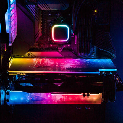 Three Friends RGB GPU Backplate - Dan Giuz - V1Tech