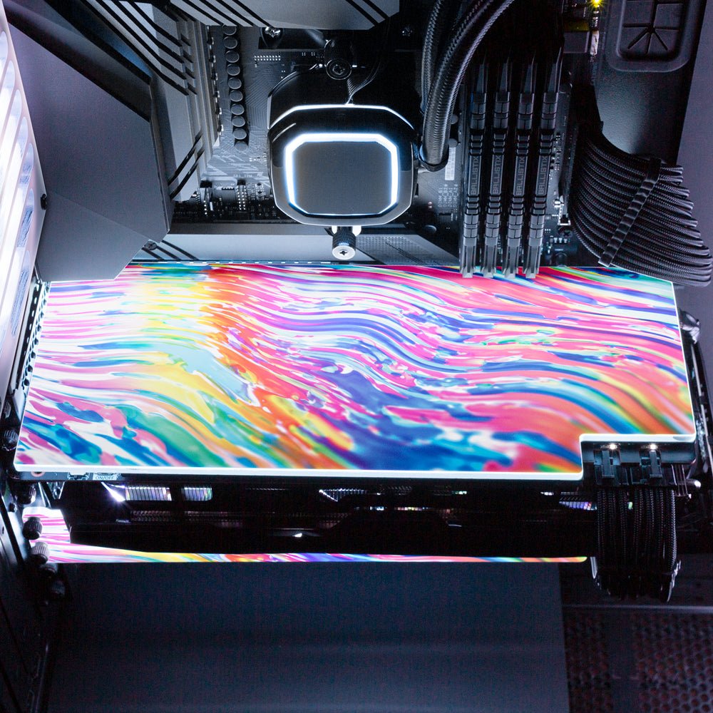 Tidal Wave RGB GPU Backplate - Guedda HM - V1Tech