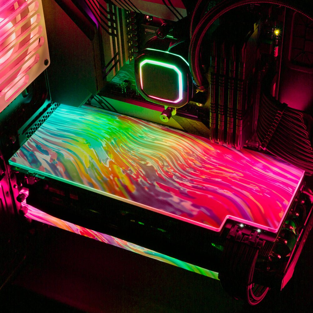 Tidal Wave RGB GPU Backplate - Guedda HM - V1Tech