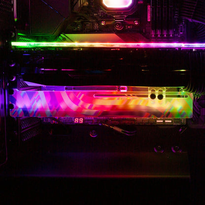 Toboggan RGB GPU Support Bracket - Guedda HM - V1Tech