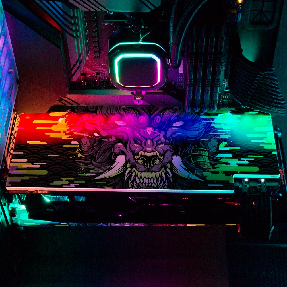 Toxic Wolf RGB GPU Backplate - Daniele Caruso - V1Tech