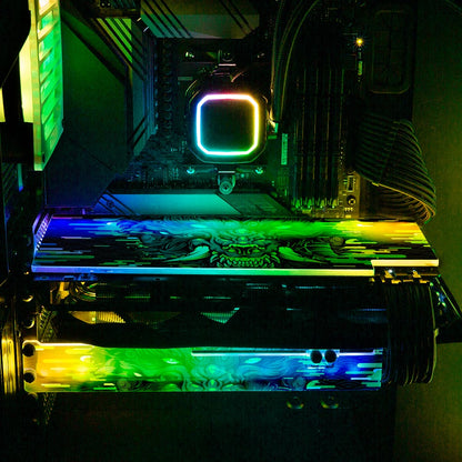 Toxic Wolf RGB GPU Backplate - Daniele Caruso - V1Tech