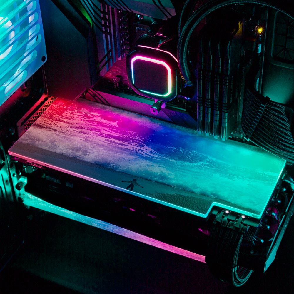 Tsunami Attack RGB GPU Backplate - Nogar007 - V1Tech