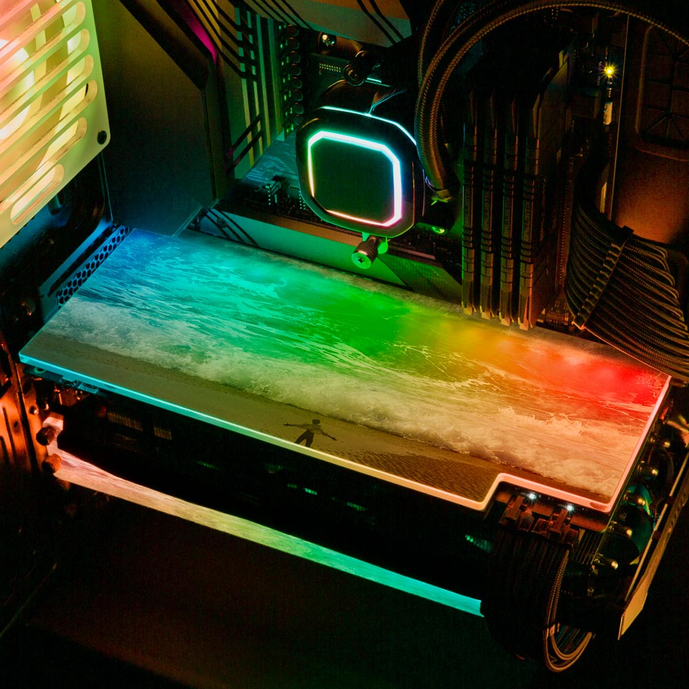 Tsunami Attack RGB GPU Backplate - Nogar007 - V1Tech