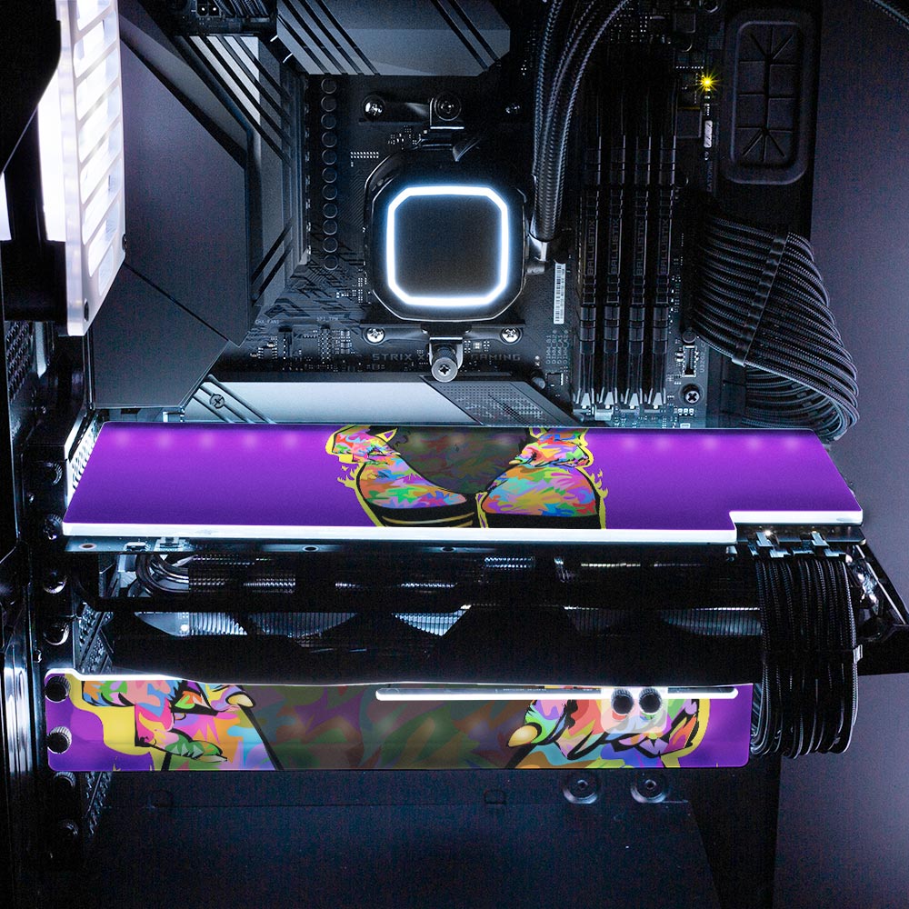 Tumble RGB GPU Backplate - Technodrome1 - V1Tech