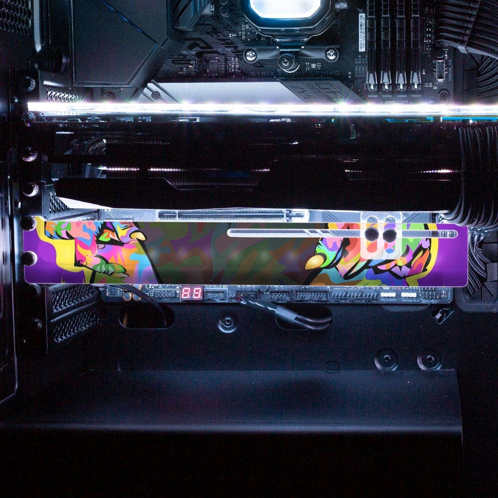 Tumble RGB GPU Support Bracket - Technodrome1 - V1Tech