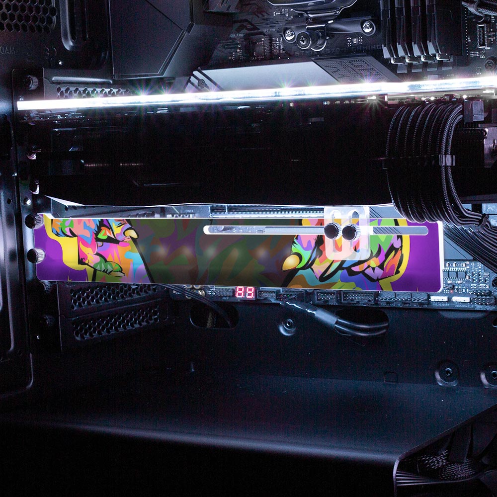 Tumble RGB GPU Support Bracket - Technodrome1 - V1Tech