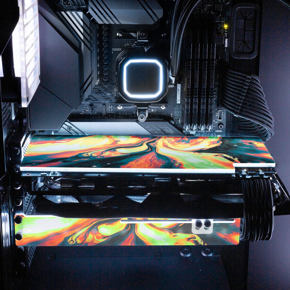 Twin Flame RGB GPU Backplate - Maalavidaa - V1Tech