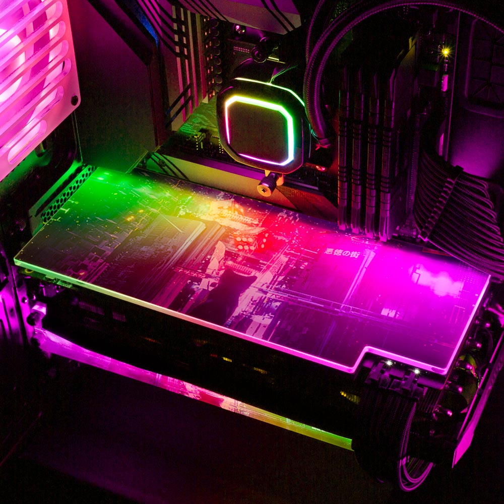 Ultimate Freedom RGB GPU Backplate - Dan Giuz - V1Tech