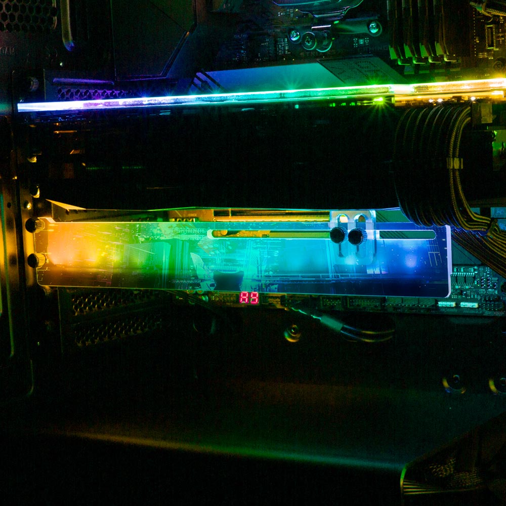 Ultimate Freedom RGB GPU Support Bracket - Dan Giuz - V1Tech